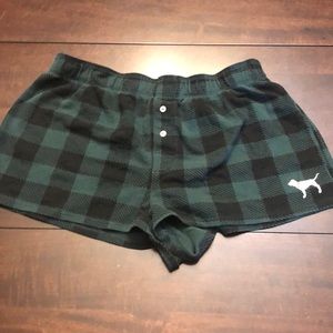 Pink Victoria Secret pj shorts.